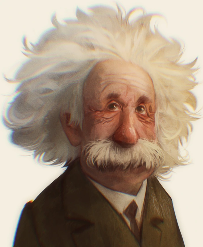 Einstein, slik Sigurd ser ham for seg